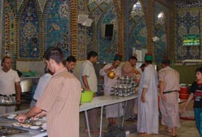 توزيع الشاي في الأفطار وما بعده