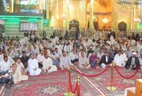 جانب من مجلس العلامة المقدسي منتصف هذا الاسبوع