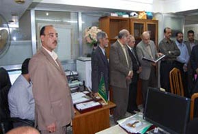 اللقاء مع وفد جامعة بابل