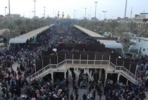 نصب الجسور سهل حركة الزائرين (أرشيف أربعينية 1430هـ)