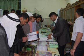 جانب من نتاجات القسم في المعرض