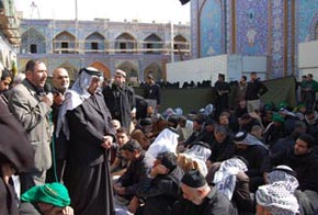 جانب من اللقاء مع كفلاء مواكب العزاء في العراق