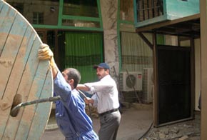 عملية مد القابلوات الجديدة
