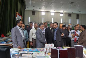 جانب من جناح العتبة العباسية المقدسة في المعرض