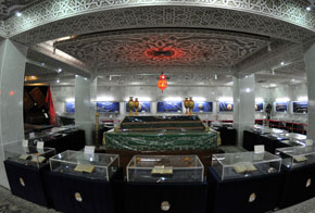 القاعة الرئيسية للمتحف الخاصة بعرض النفائس