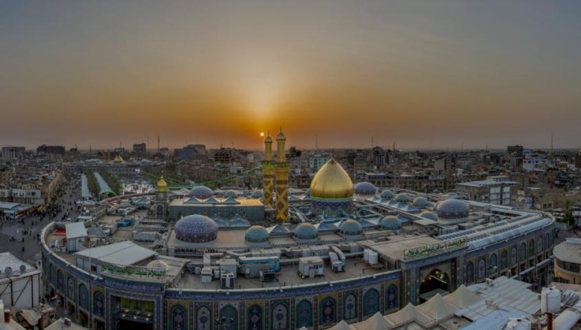 التوسعة الأفقية للصحن الشريف