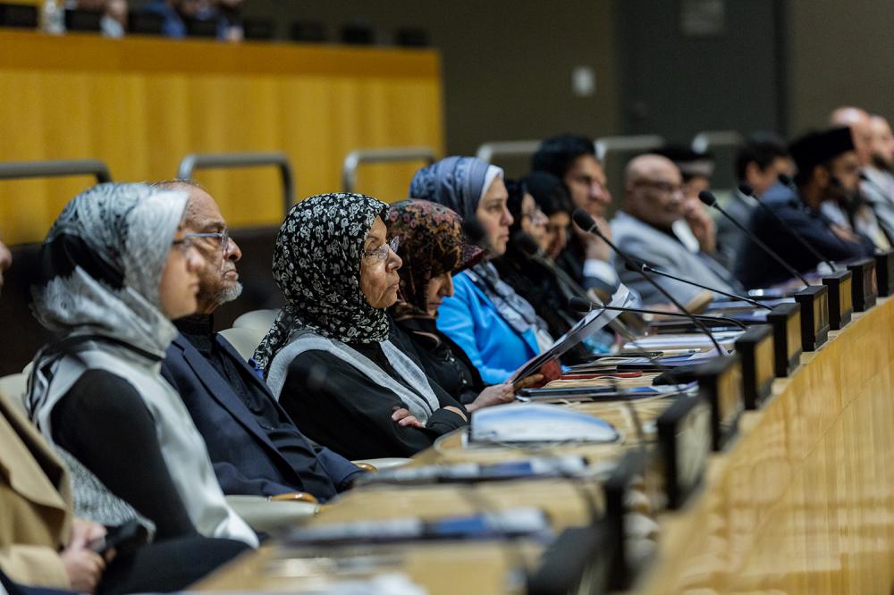 Representatives of religions and doctrines from around the world give their views on the conference of the holy shrines of Karbala in the United Nations headquarters in New York.