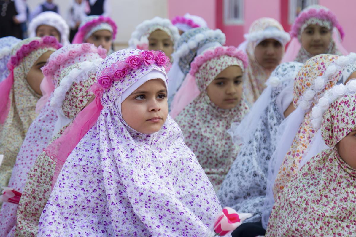Women's Speech Division organizes ceremonies for girls who reached puberty within the celebrations of the birth anniversary of Lady Fatima (peace be upon her).