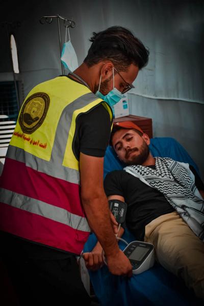 ملاكاتُ أكاديميّة الكفيل للإسعاف والتدريب الطبّي جهودٌ استثنائيّة لإسعاف وإنقاذ الزائرين