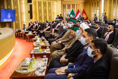 الطلبةُ المتخرّجون في كلّية التربية/ جامعة المثنّى يحتفون بتخرّجهم في رحاب العتبة العبّاسية المقدّسة