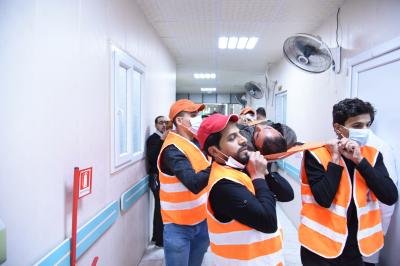 نشر فرقٍ جوّالة للإخلاء الطبّي والإسعاف لإنقاذ الزائرين والمحافظة على سلامتهم