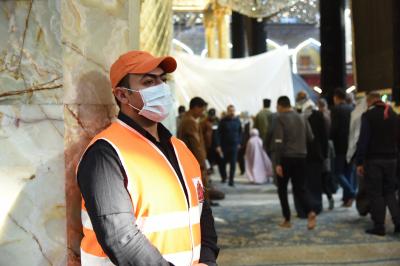 نشر فرقٍ جوّالة للإخلاء الطبّي والإسعاف لإنقاذ الزائرين والمحافظة على سلامتهم