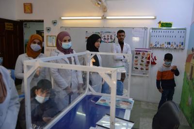 وفدٌ من كلّية تمريض جامعة كربلاء في ضيافة معهد الكفيل للأطفال القابلين للتعلّم ويشيد بما يُقدَّم من خدمات