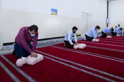 ورشةٌ تدريبيّة للإخلاء والإسعاف الطبّي