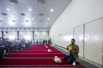 ورشةٌ تدريبيّة للإخلاء والإسعاف الطبّي