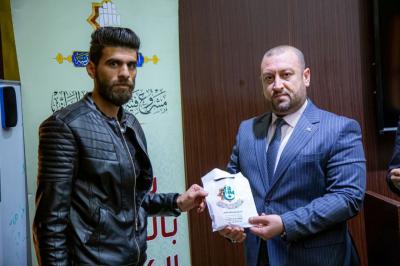 مجموعةٌ من الطلبةِ المتفوّقِين في ضيافة العتبة العبّاسية المقدّسة