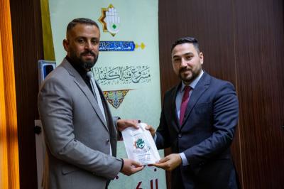 مجموعةٌ من الطلبةِ المتفوّقِين في ضيافة العتبة العبّاسية المقدّسة