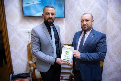مجموعةٌ من الطلبةِ المتفوّقِين في ضيافة العتبة العبّاسية المقدّسة