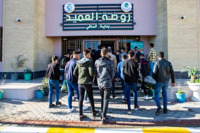 عددٌ من تربويّي قضاء طوز خرماتو وطلبته في ضيافة مُلتقى الجود