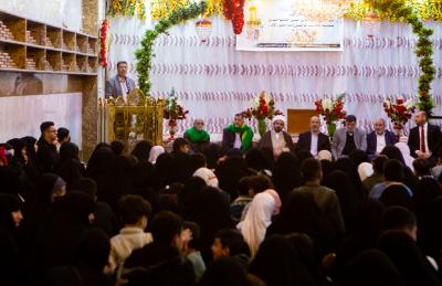 العتبةُ العبّاسية المقدّسة تحتفي بـ150 يتيماً وتكرّمهم تيمّناً بذكرى ولادة أبيهم