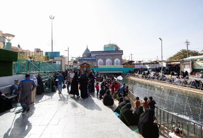 خَدَمَةُ مقام الإمام المهديّ (عجّل الله فرجه الشريف) استنفارٌ تامّ لخدمة الزائرين