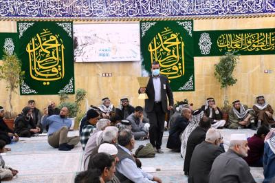 خَدَمَةُ مقام الإمام المهديّ (عجّل الله فرجه الشريف) استنفارٌ تامّ لخدمة الزائرين