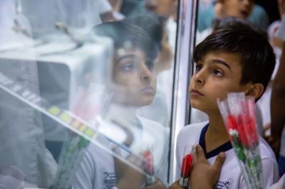 العتبةُ العبّاسيةُ المقدّسة تستضيف مجموعةً من الأيتام الموهوبين في مؤسّستَيْ اليتيم ونور الحسن الخيريّتَيْن
