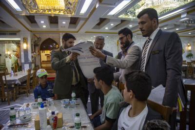 العتبةُ العبّاسيةُ المقدّسة تستضيف مجموعةً من الأيتام الموهوبين في مؤسّستَيْ اليتيم ونور الحسن الخيريّتَيْن