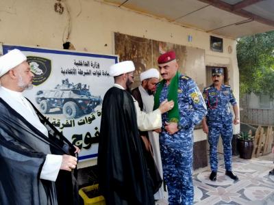 وفدُ الإرشادِ الدينيّ والدّعم المعنويّ يُجري زياراتٍ ميدانيّة لعددٍ من قواطع العمليّات في محافظة صلاح الدّين