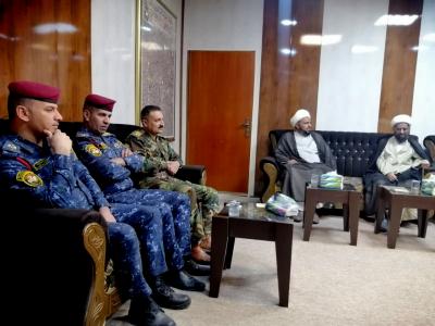 وفدُ الإرشادِ الدينيّ والدّعم المعنويّ يُجري زياراتٍ ميدانيّة لعددٍ من قواطع العمليّات في محافظة صلاح الدّين