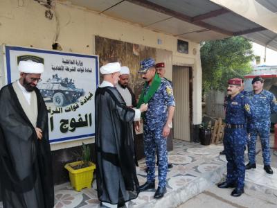 وفدُ الإرشادِ الدينيّ والدّعم المعنويّ يُجري زياراتٍ ميدانيّة لعددٍ من قواطع العمليّات في محافظة صلاح الدّين