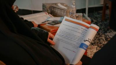 100 مشتركةٍ تُؤدّي اختبارَ دورة رابطة خطيباتِ المنبر الحسينيّ