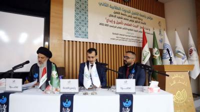 جامعةُ الكفيل تعقد مؤتمرها البحثيّ الثاني لمناقشة بحوث طلبتها المتخرّجين لهذا العام
