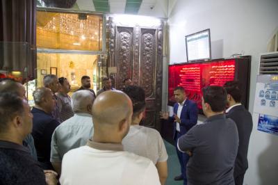 وفدٌ من تربويّي محافظة ديالى يزورُ العتبةَ العبّاسية المقدّسة ويؤكّد أنّ مشاريعها باعثة للأمل