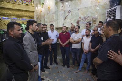 وفدٌ من تربويّي محافظة ديالى يزورُ العتبةَ العبّاسية المقدّسة ويؤكّد أنّ مشاريعها باعثة للأمل