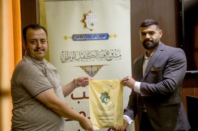 وفدٌ من تربويّي محافظة ديالى يزورُ العتبةَ العبّاسية المقدّسة ويؤكّد أنّ مشاريعها باعثة للأمل