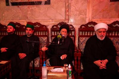 العتبةُ العبّاسية المقدّسة تنظّم عدداً من المجالس العزائيّة في الصحن الشريف