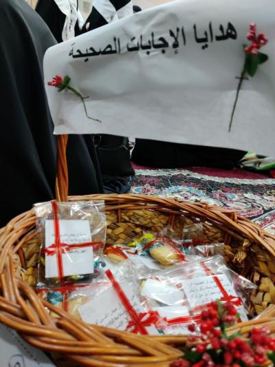 نشاطات متعدّدة لمعهد القران الكريم النسوي على طريق الزائرين