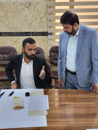 المجمع العلمي للقرآن الكريم يعقد ورشة للخطّاطين العراقيين الفائِزين بمسابقة جائزة الثقلين الاولى