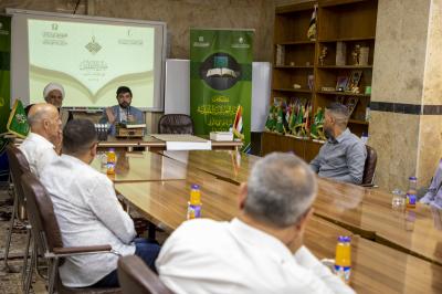 المجمع العلمي للقرآن الكريم يعقد ورشة للخطّاطين العراقيين الفائِزين بمسابقة جائزة الثقلين الاولى