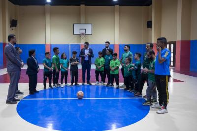 ببرنامج متعدد الفقرات ومعسكر داخلي.. المنتخب الوطني لقصار القامة للصالات في ضيافة العتبة العباسية 