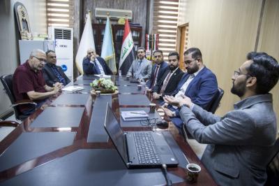 لإطلاعها على مشاريعه.. وفد من قسم الشؤون الفكرية والثقافية يزور الجامعة التكنلوجية