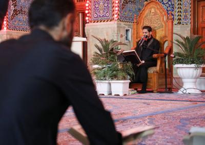 وفد رابطة القرآنيّين في واسط يشيد بمشروع عرش التلاوة الأسبوعي