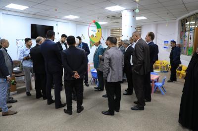 جانب زيارة الوفد التربوي لمجموعة العميد التعليمية