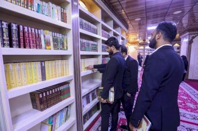 الوفد اشاد بجهود القسم في حفظ التراث