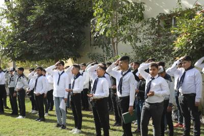 صور من البرنامج الكشفي 