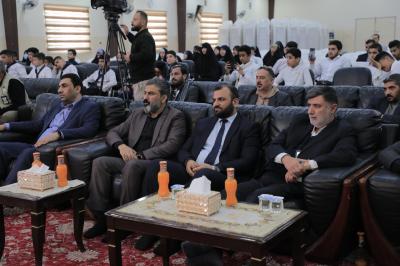 حضور مدير مكتب المتولي الشرعي للعتبة العباسية الدكتور أفضل الشامي برفقة رئيس قسم الاعلام وعدد من مسؤولي القسم 