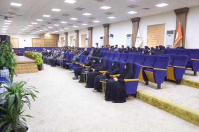 من مجلس العزاء الذي اقامته جامعة العميد بذكرى رحيل السيدة زينب (عليها السلام)