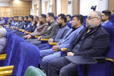 من مجلس العزاء الذي اقامته جامعة العميد بذكرى رحيل السيدة زينب (عليها السلام)