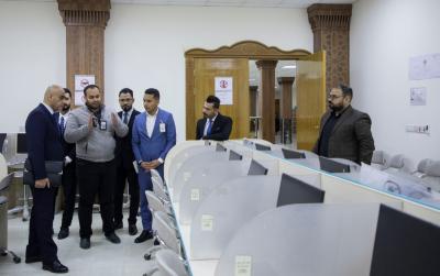  جولة الوفد في مشاريع العتبة العباسية